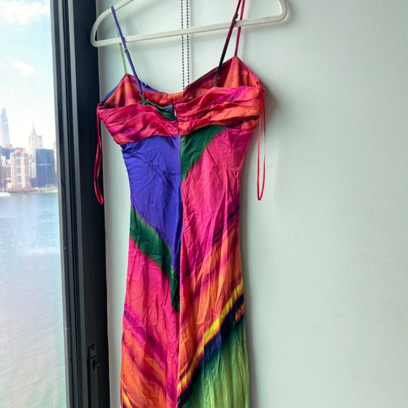 Dallas Dress by Mirae in Multi-Stripe - Picture 5 of 7